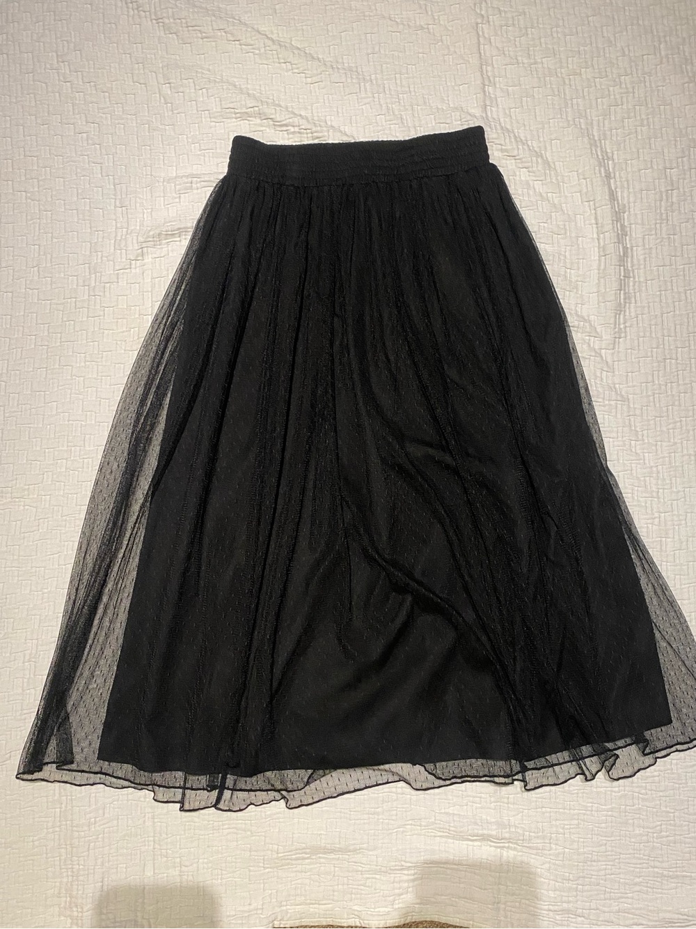 Zara Black Tulle Skirt